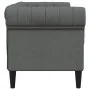 Chesterfield 2 seater sofa dark gray fabric by , Sofas - Ref: Foro24-372548, Price: 250,11 €, Discount: %