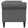 Sofá Chesterfield de 2 plazas tela gris oscuro de , Sofás - Ref: Foro24-372548, Precio: 256,86 €