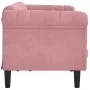 3-Sitzer-Sofa aus rosafarbenem Samt von , Sofas - Ref: Foro24-372588, Preis: 297,76 €, Rabatt: %