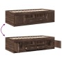 Tumbona con cajones madera ingeniería roble marrón 100x200 cm de , Camas y somieres - Ref: Foro24-3280243, Precio: 185,30 €, ...