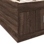 Tumbona con cajones madera ingeniería roble marrón 100x200 cm de , Camas y somieres - Ref: Foro24-3280243, Precio: 185,30 €, ...