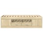 Lounger with Sonoma oak engineered wood drawers 75x190 cm by , Beds and slatted bases - Ref: Foro24-3280260, Price: 175,73 €,...