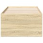 Lounger with Sonoma oak engineered wood drawers 75x190 cm by , Beds and slatted bases - Ref: Foro24-3280260, Price: 175,73 €,...