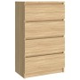 Sideboard aus Sonoma-Eichensperrholz, 60 x 35 x 98,5 cm von vidaXL, Sideboards - Ref: Foro24-800534, Preis: 85,79 €, Rabatt: %