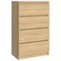 Sonoma oak plywood sideboard 60x35x98.5 cm by vidaXL, Sideboards - Ref: Foro24-800534, Price: 83,50 €, Discount: %