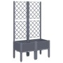 Pflanzgefäß mit grauem PP-Gitter 80x40x142 cm von , Töpfe und Pflanzgefäße - Ref: Foro24-367921, Preis: 74,61 €, Rabatt: %