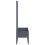 Planter with gray PP trellis 80x40x142 cm by , Pots and planters - Ref: Foro24-367921, Price: 74,61 €, Discount: %