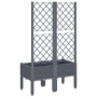 Pflanzgefäß mit grauem PP-Gitter 80x40x142 cm von , Töpfe und Pflanzgefäße - Ref: Foro24-367921, Preis: 74,61 €, Rabatt: %