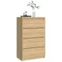 Sonoma oak plywood sideboard 60x35x98.5 cm by vidaXL, Sideboards - Ref: Foro24-800534, Price: 83,50 €, Discount: %