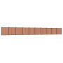 Brown WPC fence panel 1737x186 cm by , fence panels - Ref: Foro24-3282807, Price: 4,00 €, Discount: %