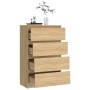 Sideboard aus Sonoma-Eichensperrholz, 60 x 35 x 98,5 cm von vidaXL, Sideboards - Ref: Foro24-800534, Preis: 85,79 €, Rabatt: %