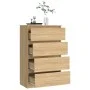 Sonoma oak plywood sideboard 60x35x98.5 cm by vidaXL, Sideboards - Ref: Foro24-800534, Price: 83,50 €, Discount: %