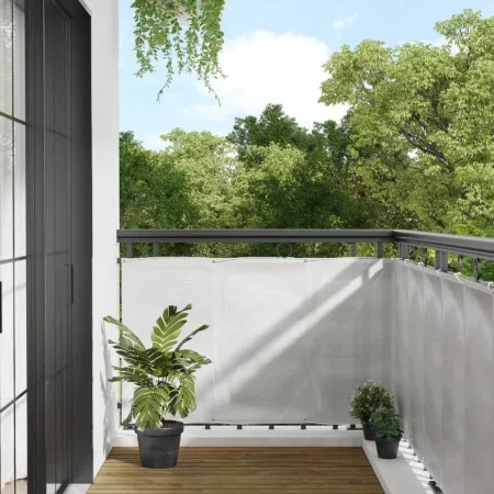 Balcony screen 100% polyester Oxford light gray 90x500 cm by , Umbrellas - Ref: Foro24-4000009, Price: 24,32 €, Discount: %