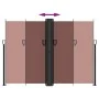 Brown retractable side awning 180x600 cm by , Umbrellas - Ref: Foro24-4004644, Price: 139,38 €, Discount: %