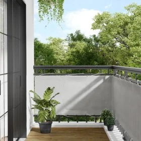 Balcony screen 100% polyester Oxford light gray 75x500 cm by , Umbrellas - Ref: Foro24-4000002, Price: 21,99 €, Discount: %