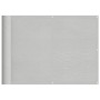 Pantalla de balcón 100% poliéster Oxford gris claro 75x500 cm