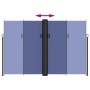 Blue retractable side awning 220x600 cm by , Umbrellas - Ref: Foro24-4004671, Price: 159,87 €, Discount: %