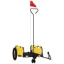 Fahrradanhänger aus Eisen und gelbem Oxford-Stoff von , Fahrradanhänger - Ref: Foro24-94183, Preis: 79,81 €, Rabatt: %