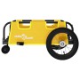 Fahrradanhänger aus Eisen und gelbem Oxford-Stoff von , Fahrradanhänger - Ref: Foro24-94183, Preis: 79,81 €, Rabatt: %