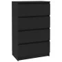Schwarzes Sperrholz-Sideboard 60x35x98,5 cm von vidaXL, Sideboards - Ref: Foro24-800532, Preis: 82,92 €, Rabatt: %
