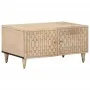 Mesa de centro de madera maciza de mango 80x50x40 cm de , Mesas de centro - Ref: Foro24-358253, Precio: 71,09 €, Descuento: %