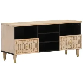 TV-Schrank aus massivem Mangoholz, 100 x 33 x 46 cm von , TV-Möbel - Ref: Foro24-358266, Preis: 75,30 €, Rabatt: %