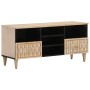 TV-Schrank aus massivem Mangoholz, 100 x 33 x 46 cm von , TV-Möbel - Ref: Foro24-358266, Preis: 76,00 €, Rabatt: %