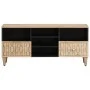 TV-Schrank aus massivem Mangoholz, 100 x 33 x 46 cm von , TV-Möbel - Ref: Foro24-358266, Preis: 75,30 €, Rabatt: %