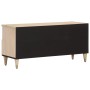 TV-Schrank aus massivem Mangoholz, 100 x 33 x 46 cm von , TV-Möbel - Ref: Foro24-358266, Preis: 76,00 €, Rabatt: %