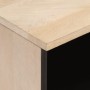TV-Schrank aus massivem Mangoholz, 100 x 33 x 46 cm von , TV-Möbel - Ref: Foro24-358266, Preis: 76,00 €, Rabatt: %