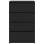 Schwarzes Sperrholz-Sideboard 60x35x98,5 cm von vidaXL, Sideboards - Ref: Foro24-800532, Preis: 82,92 €, Rabatt: %
