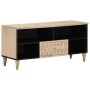 TV-Schrank aus massivem Mangoholz, 100 x 33 x 46 cm von , TV-Möbel - Ref: Foro24-358264, Preis: 61,52 €, Rabatt: %