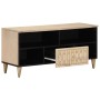TV-Schrank aus massivem Mangoholz, 100 x 33 x 46 cm von , TV-Möbel - Ref: Foro24-358264, Preis: 61,52 €, Rabatt: %