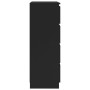 Aparador de madera contrachapada negro 60x35x98,5 cm de vidaXL, Aparadores - Ref: Foro24-800532, Precio: 91,15 €, Descuento: %