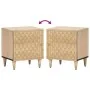 Nachttische 2 Stück aus massivem Mangoholz 40x33x46 cm von , Nachttische - Ref: Foro24-358245, Preis: 103,04 €, Rabatt: %