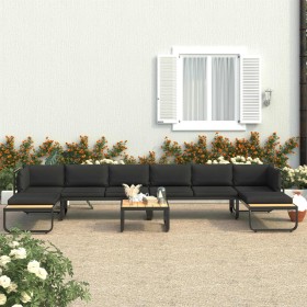 5-piece corner sofa set with WPC aluminum cushions by vidaXL, Outdoor sofas - Ref: Foro24-48655, Price: 804,05 €, Discount: %