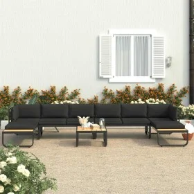 5-piece corner sofa set with WPC aluminum cushions by vidaXL, Outdoor sofas - Ref: Foro24-48655, Price: 788,75 €, Discount: %
