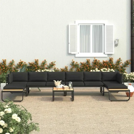 5-piece corner sofa set with WPC aluminum cushions by vidaXL, Outdoor sofas - Ref: Foro24-48655, Price: 788,75 €, Discount: %