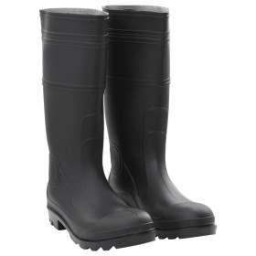 Botas de agua negro número 44 PVC