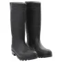 Botas de agua negro número 44 PVC de , Vadeadores para caza y para pesca - Ref: Foro24-137593, Precio: 22,20 €, Descuento: %