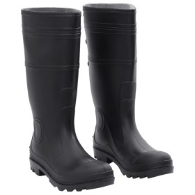 Botas de agua negro número 42 PVC