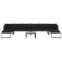 5-teiliges Ecksofa-Set mit WPC-Aluminiumkissen von vidaXL, Outdoor-Sofas - Ref: Foro24-48655, Preis: 805,55 €, Rabatt: %