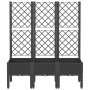 Pflanzgefäß mit schwarzem PP-Gitter 120x40x142 cm von , Töpfe und Pflanzgefäße - Ref: Foro24-367928, Preis: 118,40 €, Rabatt: %