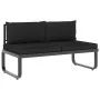 5-piece corner sofa set with WPC aluminum cushions by vidaXL, Outdoor sofas - Ref: Foro24-48655, Price: 788,75 €, Discount: %