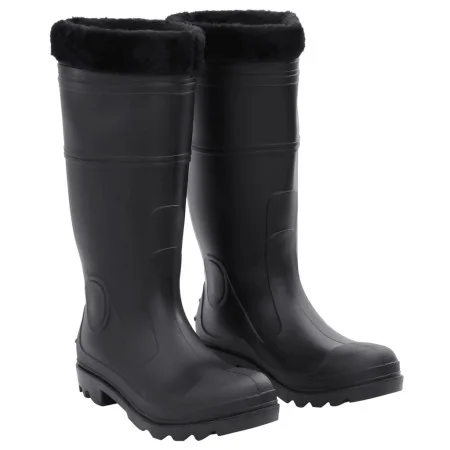 Wellies with removable socks black number 43 PVC by , Waders for hunting and fishing - Ref: Foro24-137601, Price: 36,40 €, Di...