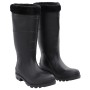 Wellies with removable socks black number 43 PVC by , Waders for hunting and fishing - Ref: Foro24-137601, Price: 34,93 €, Di...