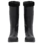 Wellies with removable socks black number 43 PVC by , Waders for hunting and fishing - Ref: Foro24-137601, Price: 36,40 €, Di...