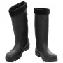 Wellies with removable socks black number 45 PVC by , Waders for hunting and fishing - Ref: Foro24-137603, Price: 34,56 €, Di...