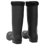 Wellies with removable socks black number 45 PVC by , Waders for hunting and fishing - Ref: Foro24-137603, Price: 33,19 €, Di...