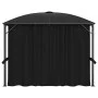 Gazebo with anthracite gray curtains 300x300x265 cm by vidaXL, Tents and gazebos - Ref: Foro24-48600, Price: 600,56 €, Discou...
